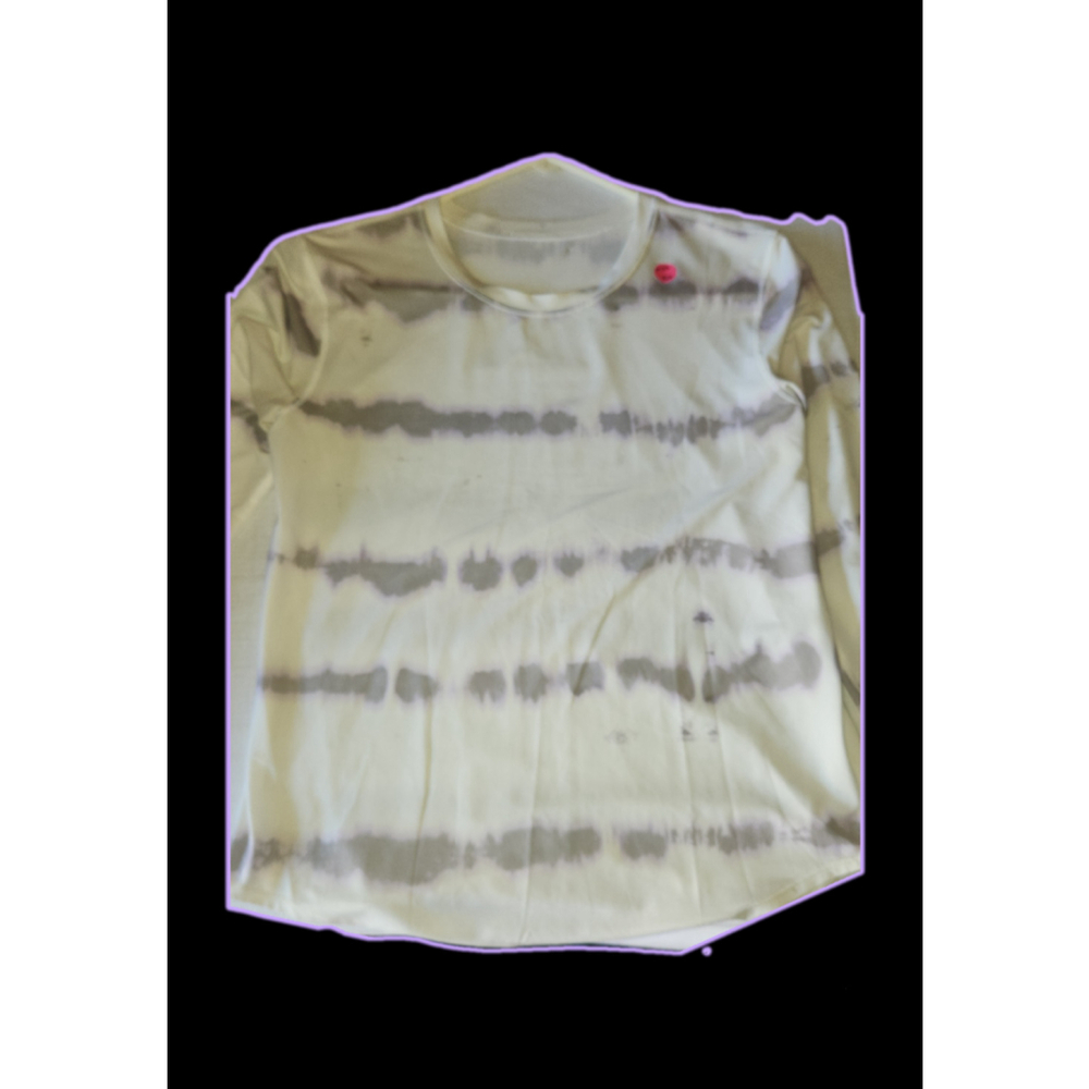 Women's Lululemon Long Sleeve Shirt Size 8 White Gray